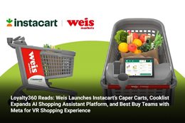 Loyalty360 Reads: Weis Launches Instacart’s Caper Carts, Cooklist Expands AI Shopping Assistant Plat