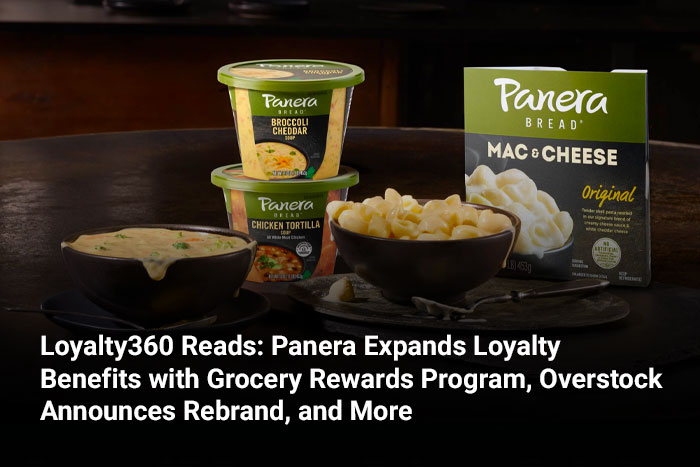 Loyalty360 Reads: Panera Expands Loyalty Benefits with Grocery Rewards Program, Overstock Announces Rebrand, and More 